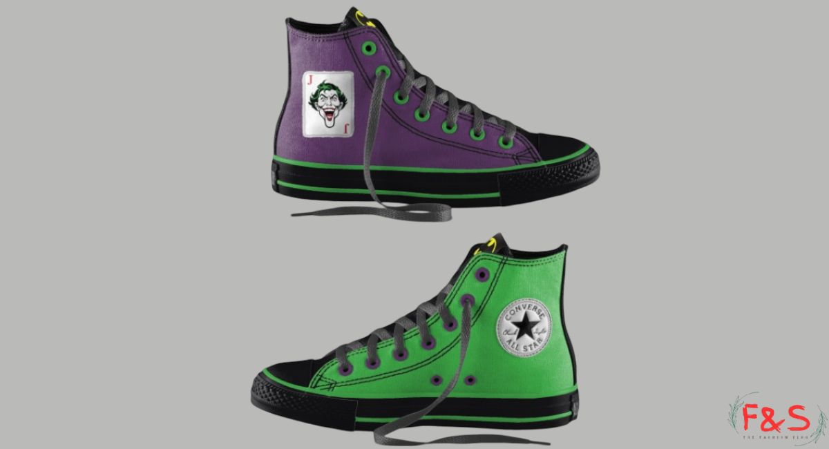 Batman Joker Converse and Jordan Shoes For Fans