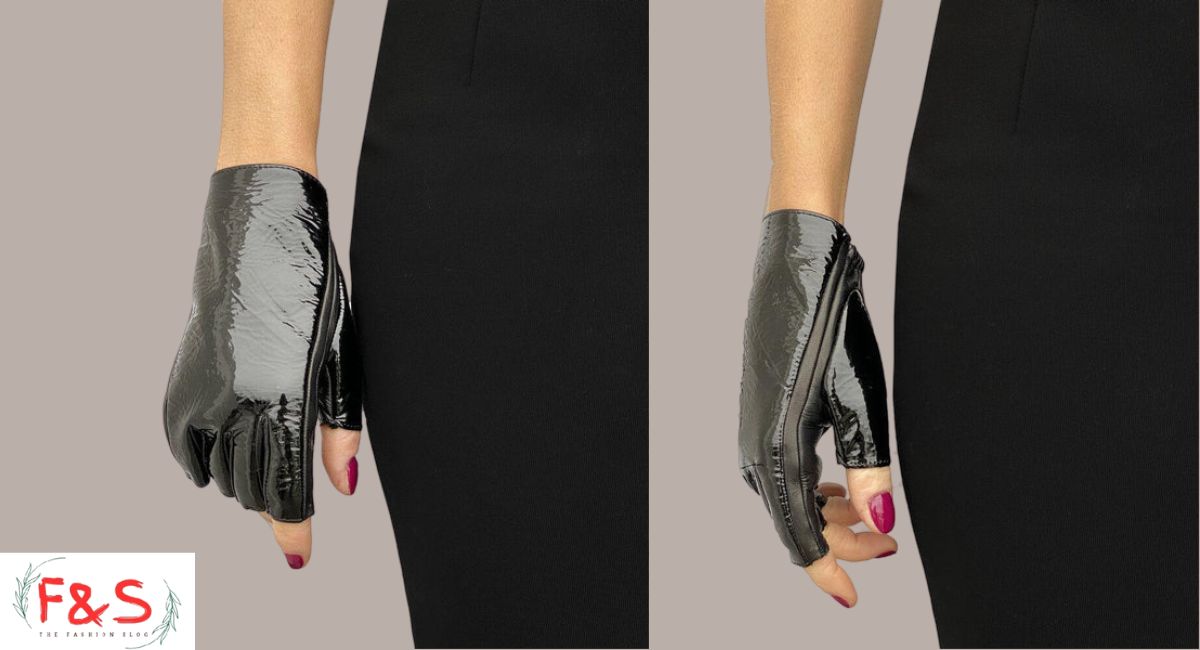 Classic Leather Fingerless Gloves