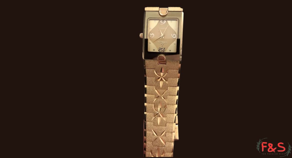 Fitron 22k Electro Gold Plated Automatic Watch