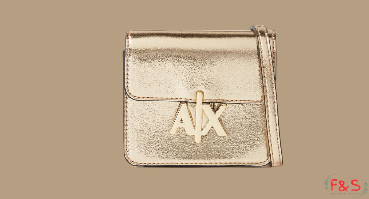 metallic Armani Exchange crossbody bags