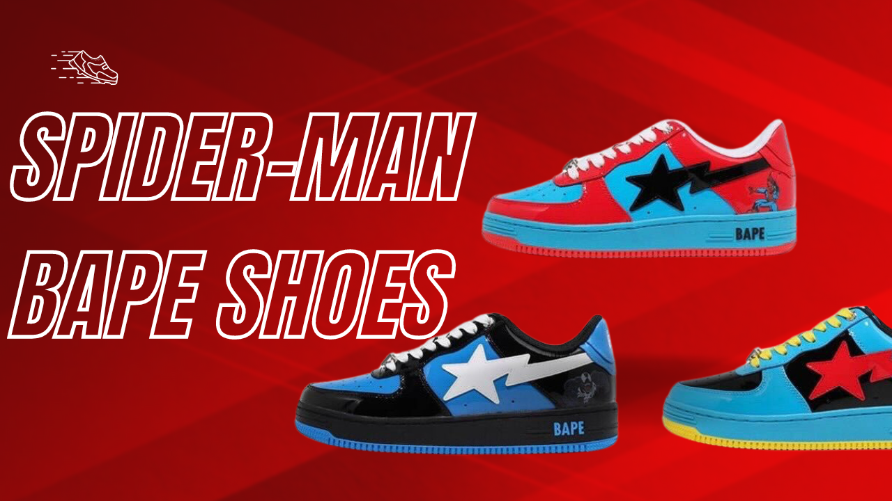 Limited Edition Spider Man Bape Shoes For Collectors