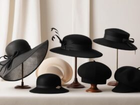 Women's Black Hat Vintage Fashion