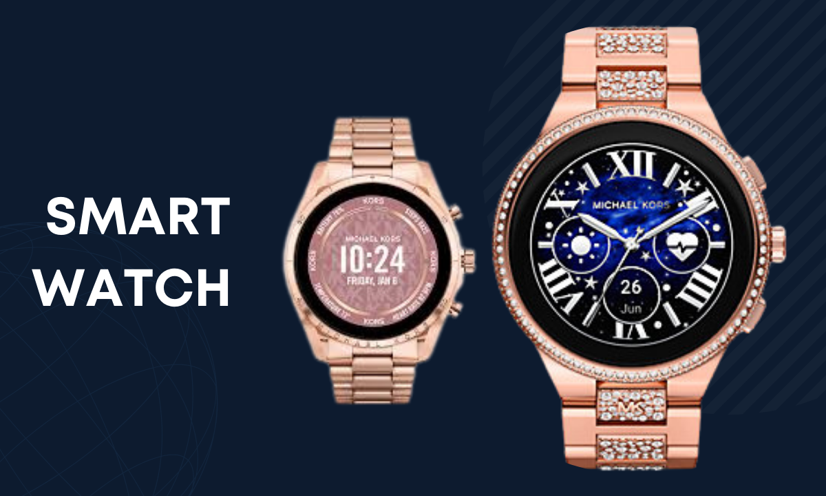 Rose Gold Men's MK Smartwatch: Luxury Meets Technology