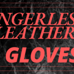 Luxury designer fingerless leather gloves for women